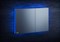 Кнопки смыва AlcaPlast FLAT ALUNOX-ILLUMINATED AIR с подсветкой металл-матовый, цвет голубой AIR LIGHT-BLUE - фото 376928