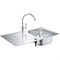Кухонная мойка со смесителем Grohe K200 31562SD1 Нержавеющая сталь gr_31562SD1 - фото 487695