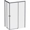Душевой уголок AM.PM X-Joy 120х80 W94G-403-12080-BТ профиль, Черный матовый стекло прозрачное W94G-403-12080-BТ - фото 533907