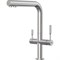 Смеситель для кухонной мойки Lemark Expert LM5063S, с подключением к фильтру с питьевой водой, сталь LM5063S - фото 567493